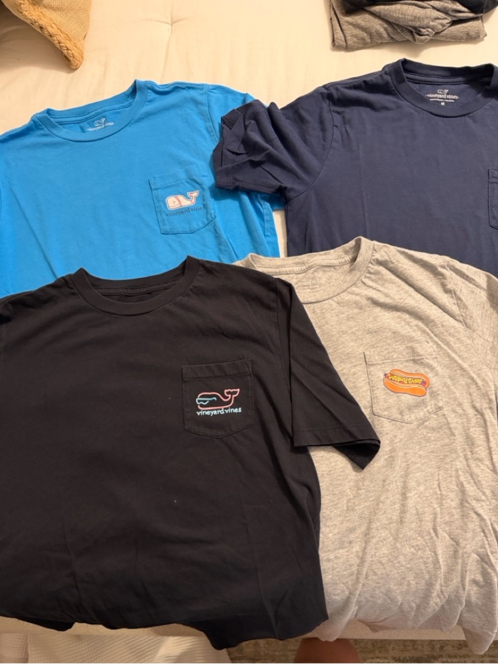 Vineyard Vines Kids Short Sleeve Tees - Blue, Navy, Black, Gray